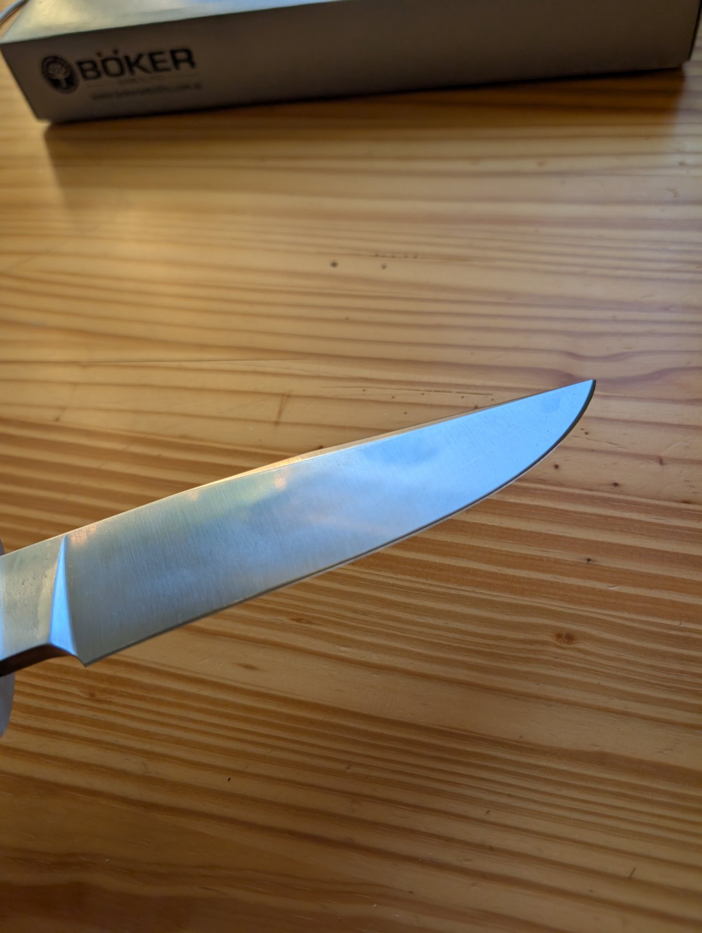 Böker Arbolito Hunter Stag Hirschhorn Jagdmesser (Böhler N695) – Neuwertig in OVP – Bild 3