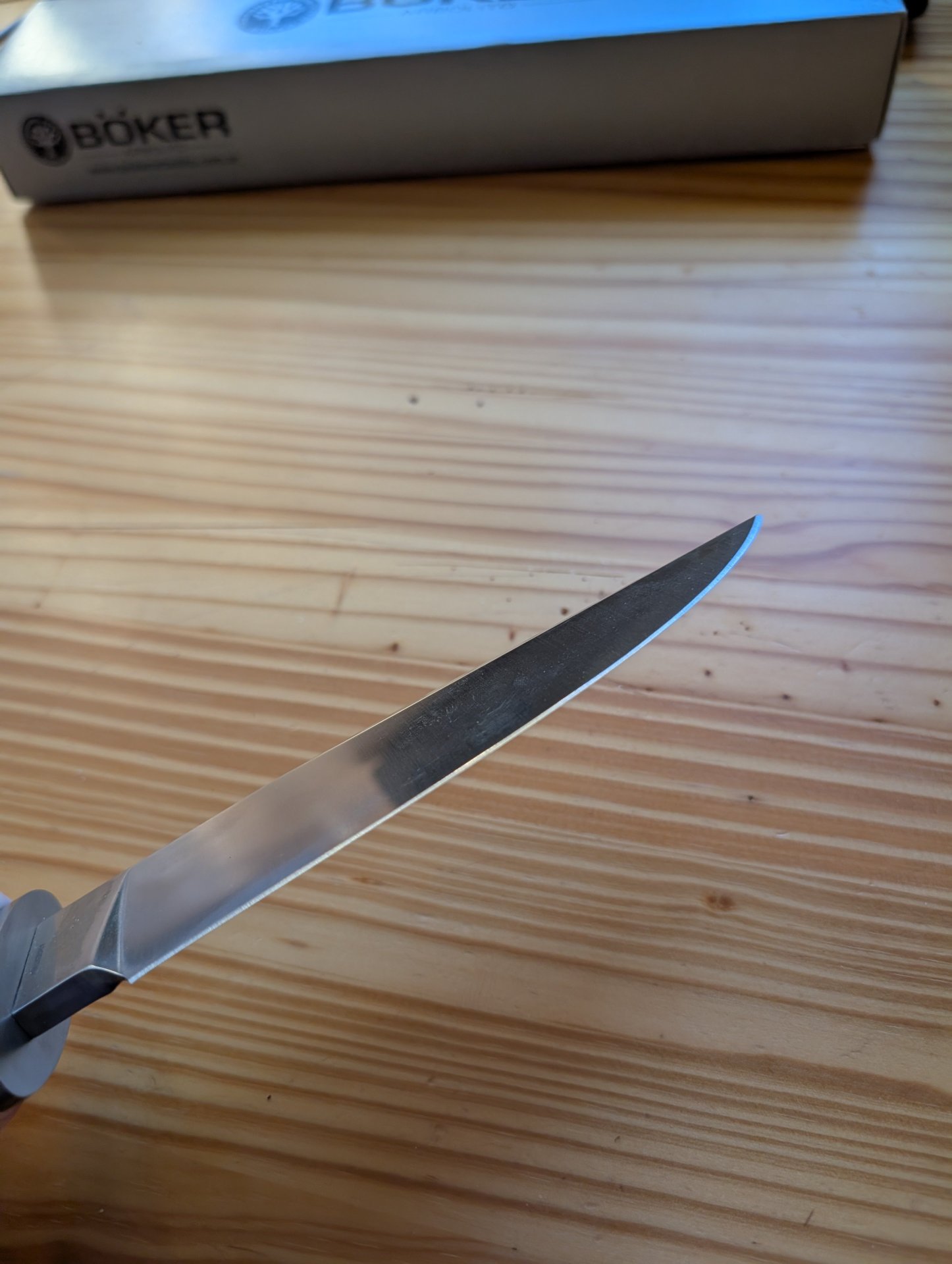 Böker Arbolito Hunter Stag Hirschhorn Jagdmesser (Böhler N695) – Neuwertig in OVP – Bild 2