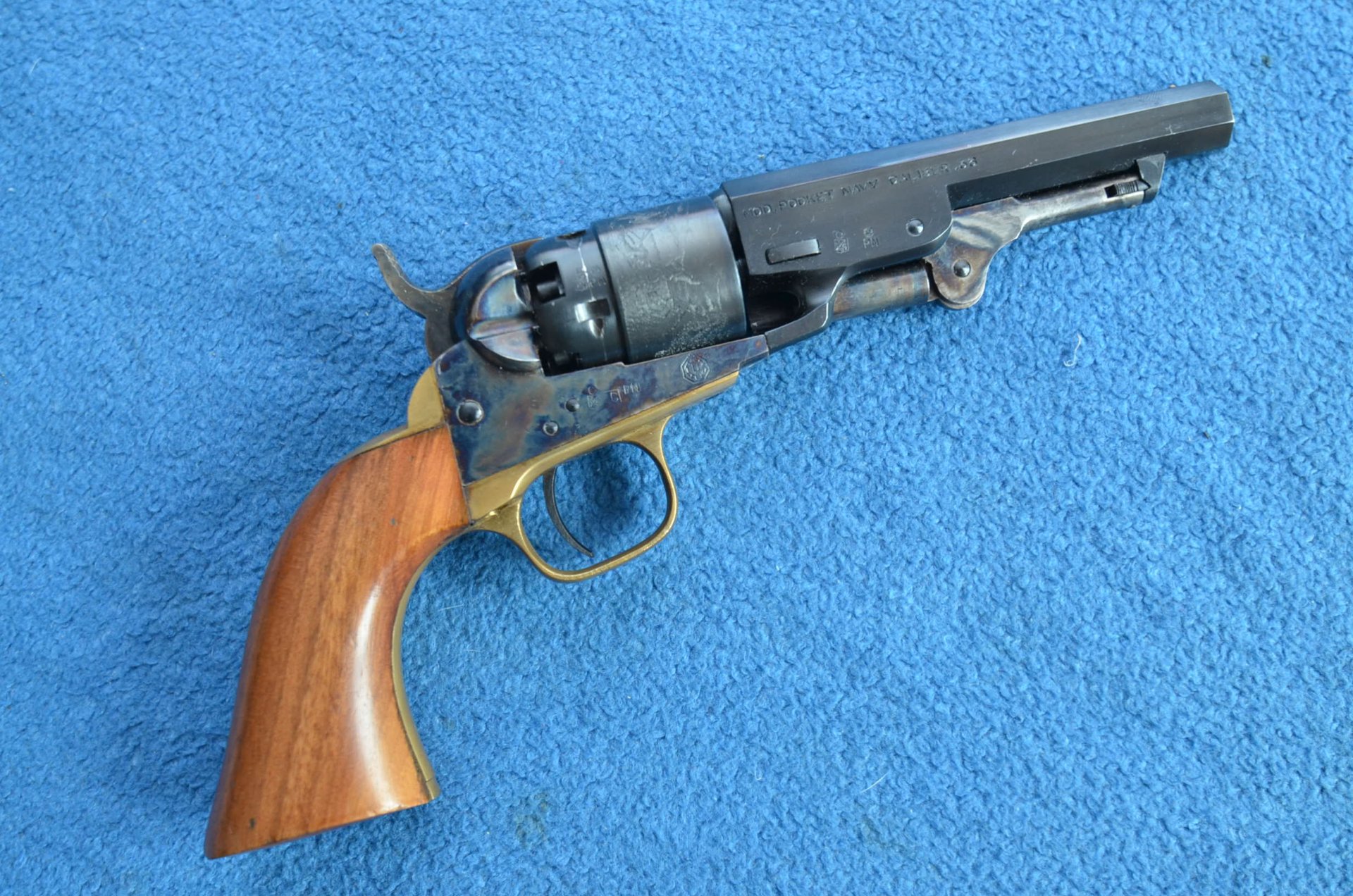 SEHR SCHÖNER VORDERLADER REVOLVER HEGE UBERTI NAVY POCKET .36 – Bild 1