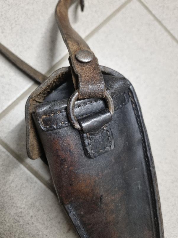 Ledertasche Gewehrgranatgerät mit Trageriemen aus Leder K98 – Bild 3