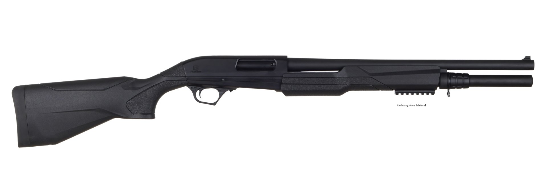 Reximex RS 412 Guard Vorderschaftrepetierflinte 12/76 51 cm Lauf 7+1 schwarz stahlschrottauglich – Bild 1