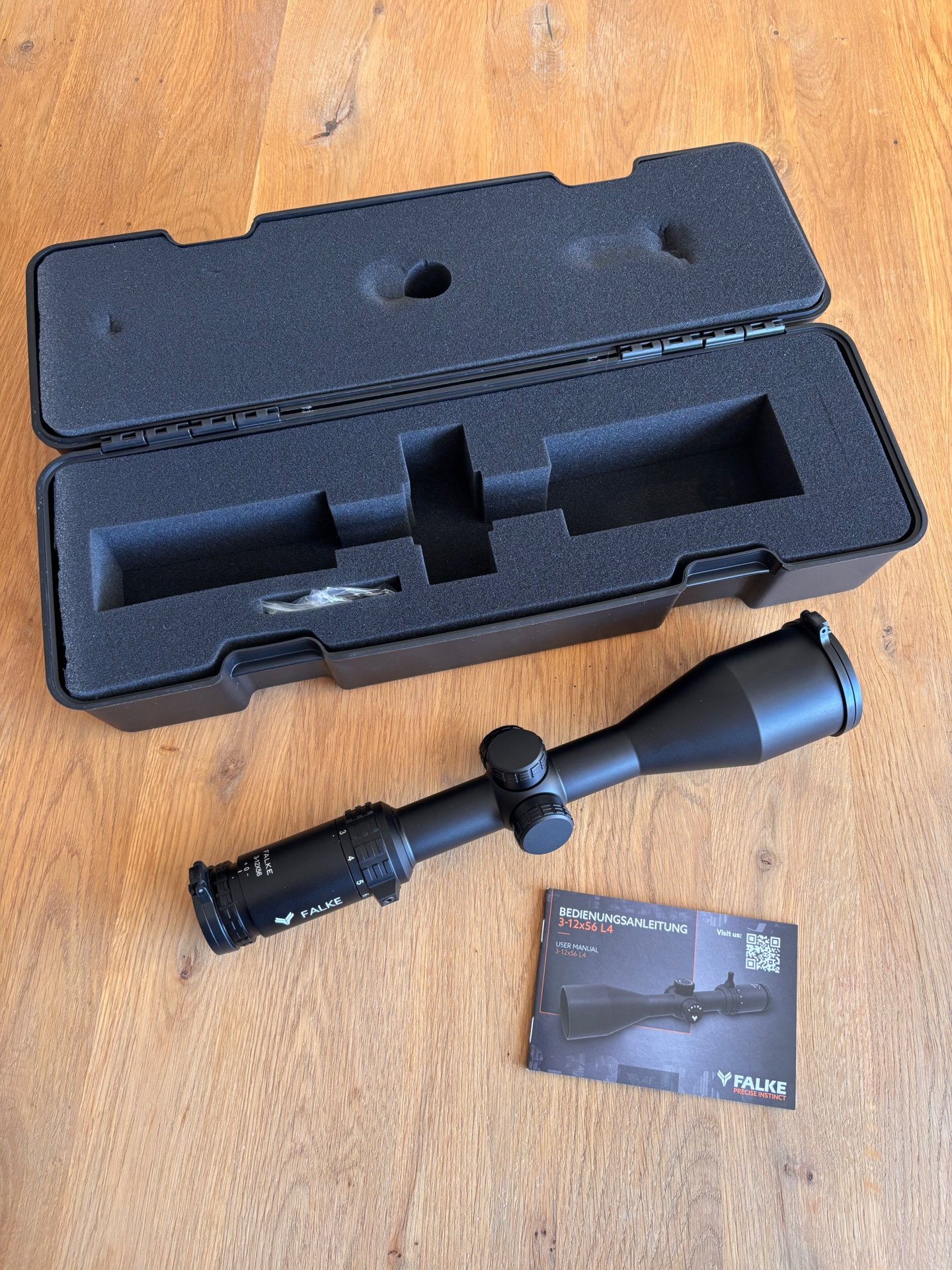 Zielfernrohr Falke 3-12 x 56, Leuchtabsehen 4 – Bild 1