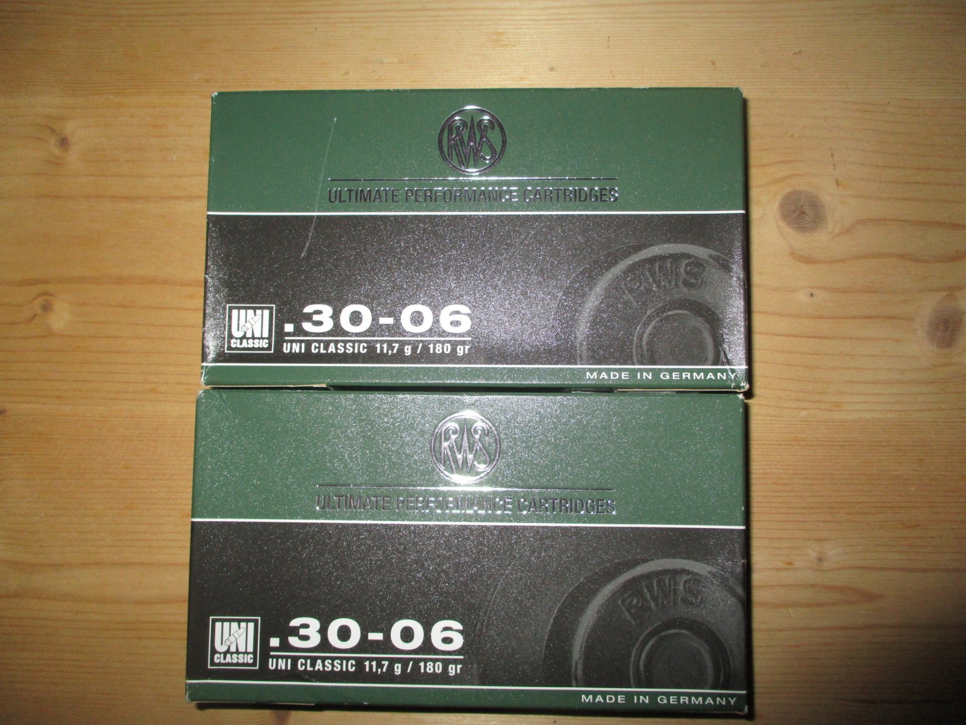 40 Patronen RWS .30-06 UNI Classic 180 grain (1 Los) – Bild 1
