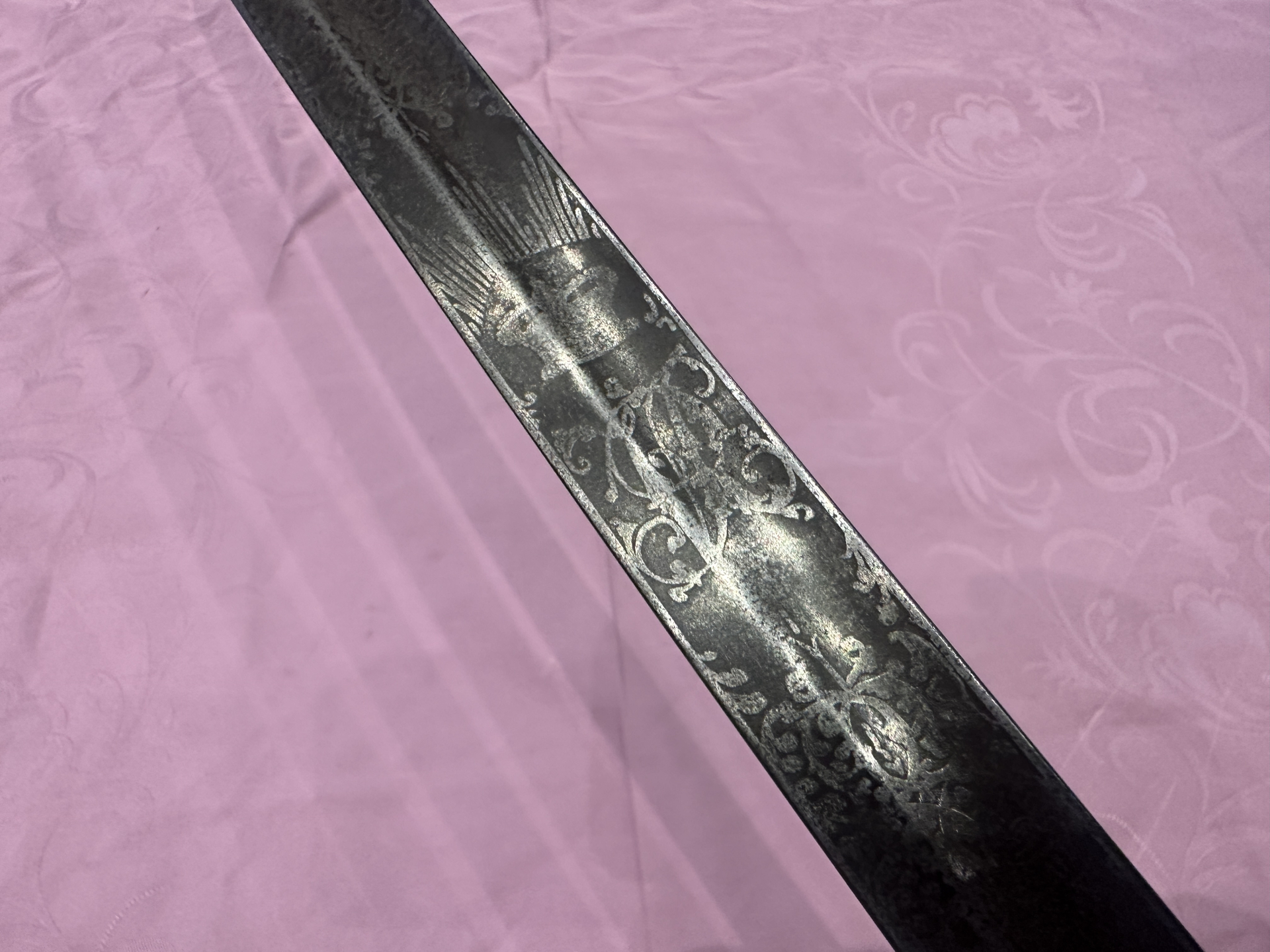 ==>Original Britisch Pattern Offizierspalasch-Degen 1845 W.Jones 236 Regent London sehr gut Sammler! – Bild 2