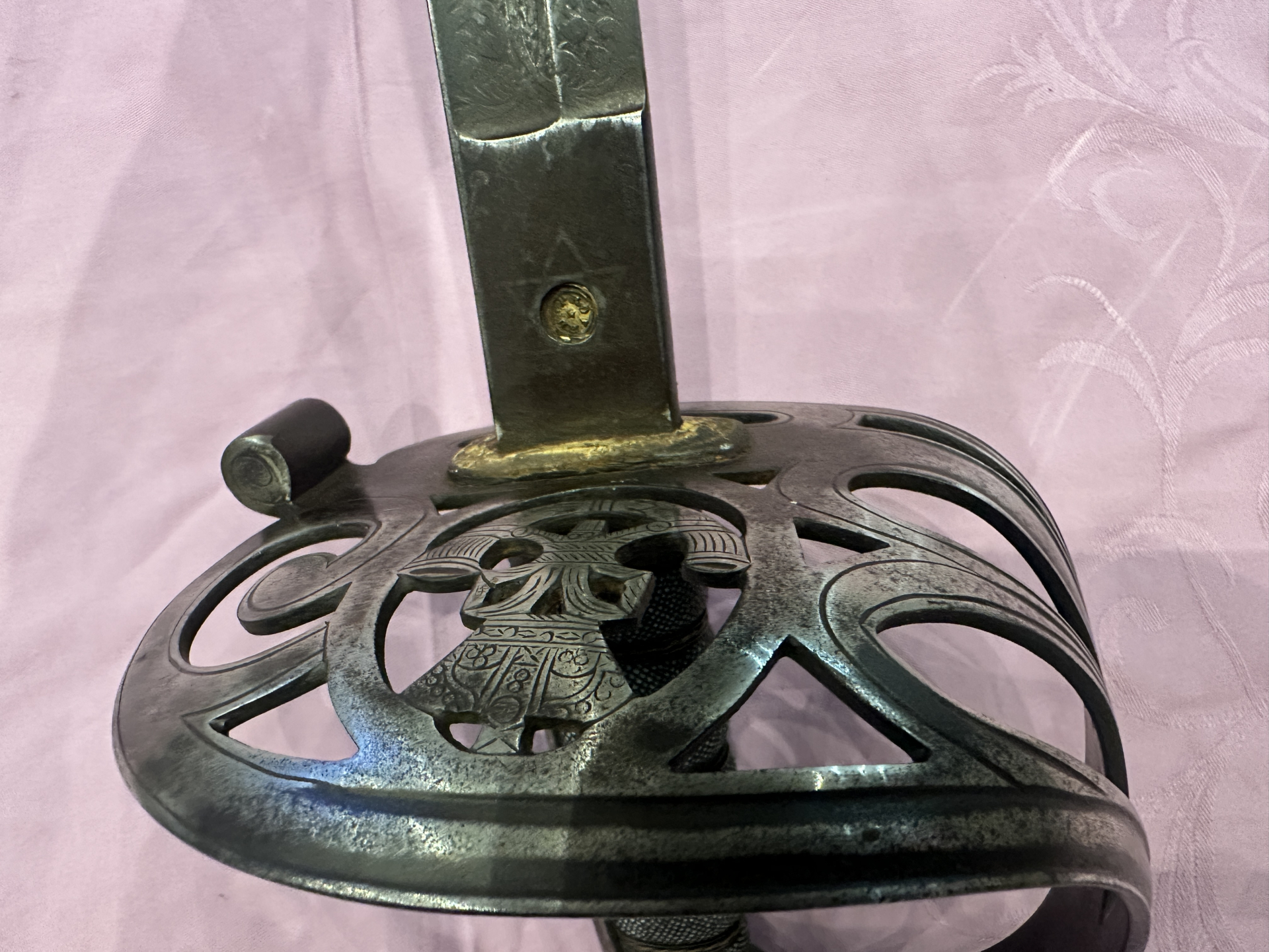 ==>Original Britisch Pattern Offizierspalasch-Degen 1845 W.Jones 236 Regent London sehr gut Sammler! – Bild 5