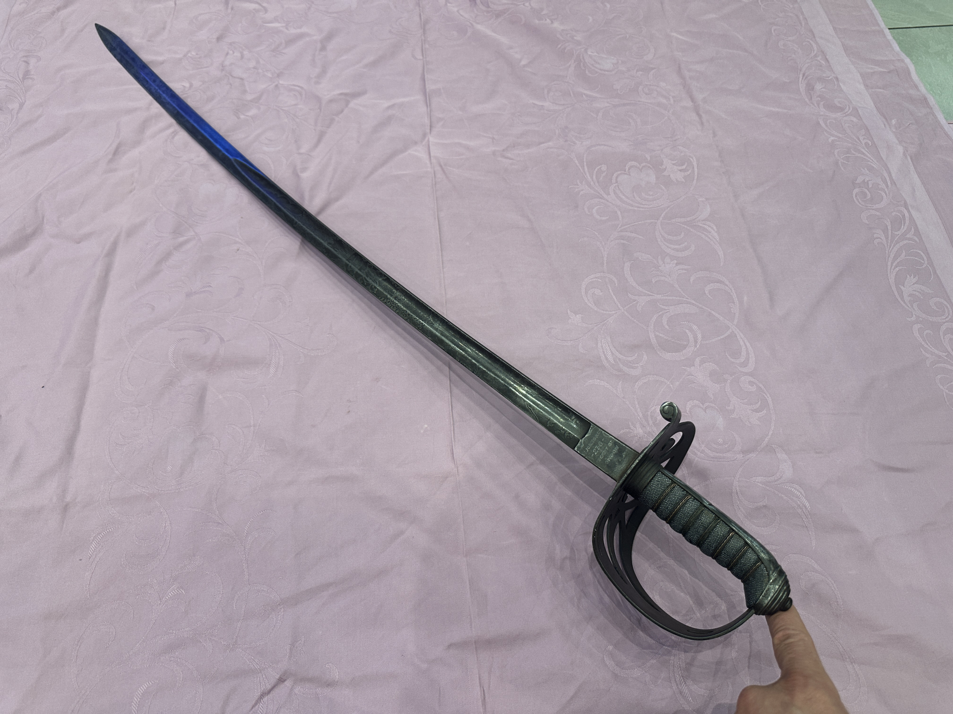 ==>Original Britisch Pattern Offizierspalasch-Degen 1845 W.Jones 236 Regent London sehr gut Sammler! – Bild 6