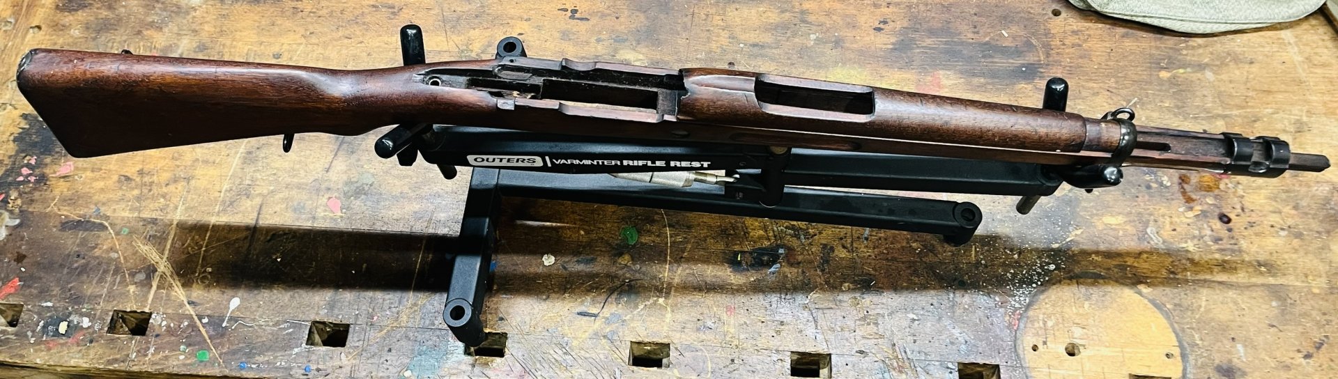 sehr schöner dunkler MAUSER 98k Schaft in Top Zustand vermtl. Wehrmacht – Bild 4