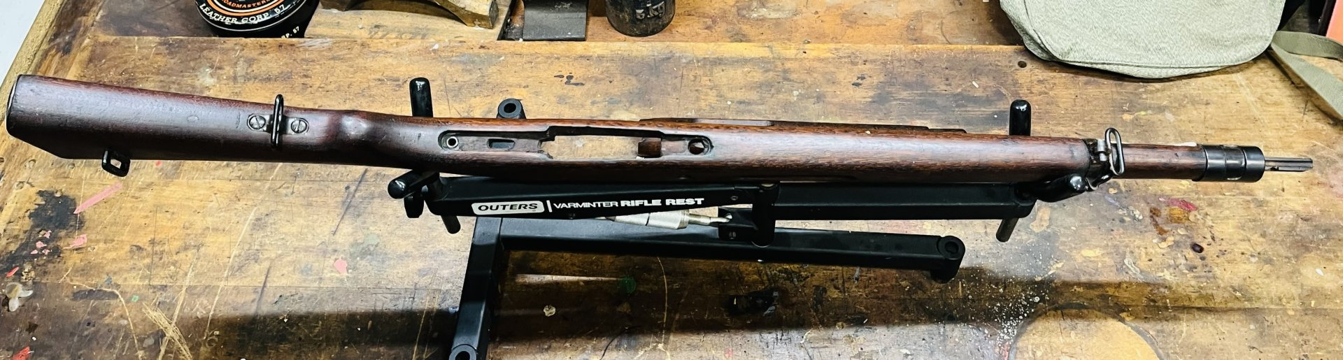 sehr schöner dunkler MAUSER 98k Schaft in Top Zustand vermtl. Wehrmacht – Bild 3