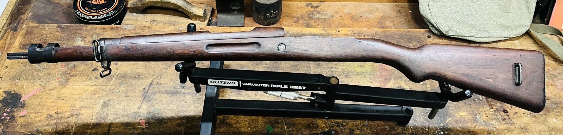 sehr schöner dunkler MAUSER 98k Schaft in Top Zustand vermtl. Wehrmacht – Bild 2