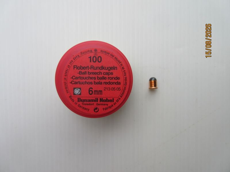 6mm Flobert Rundkugel – Bild 1