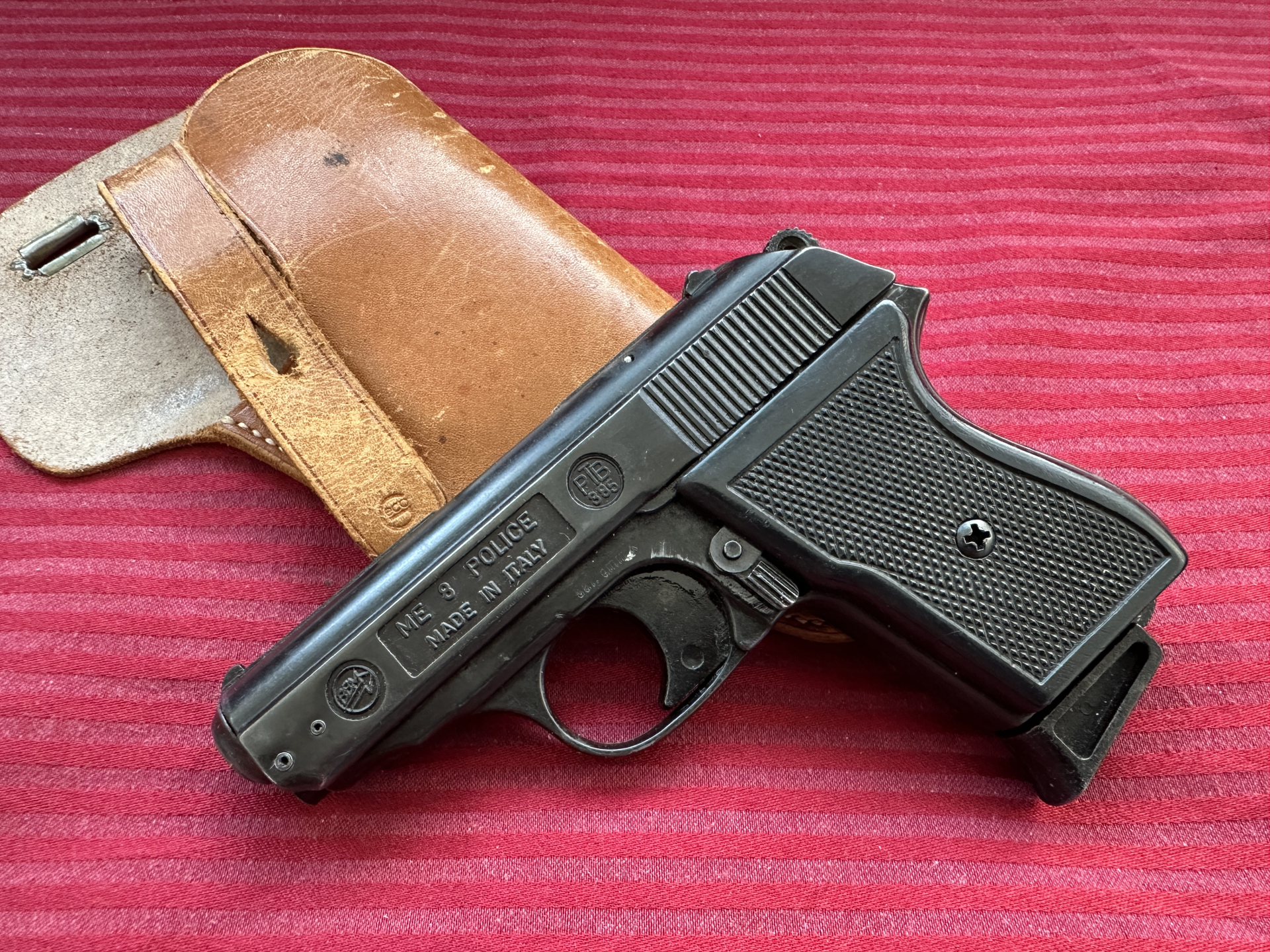 ==>Seltene-gesuchte kleine ME8- Police Cal.8mm für Verteidigung massiv -Sammlerstück 80-er Jahre PPK – Bild 3