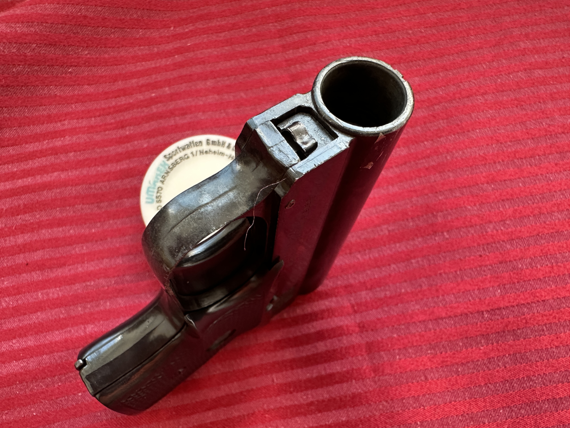 ==>Sammlerrarität !Kleine EM-GE Gerstenberger u. Eberlein Mod.63 -Cal.6mm Flob. mit PTB 6 sehr gut ! – Bild 3