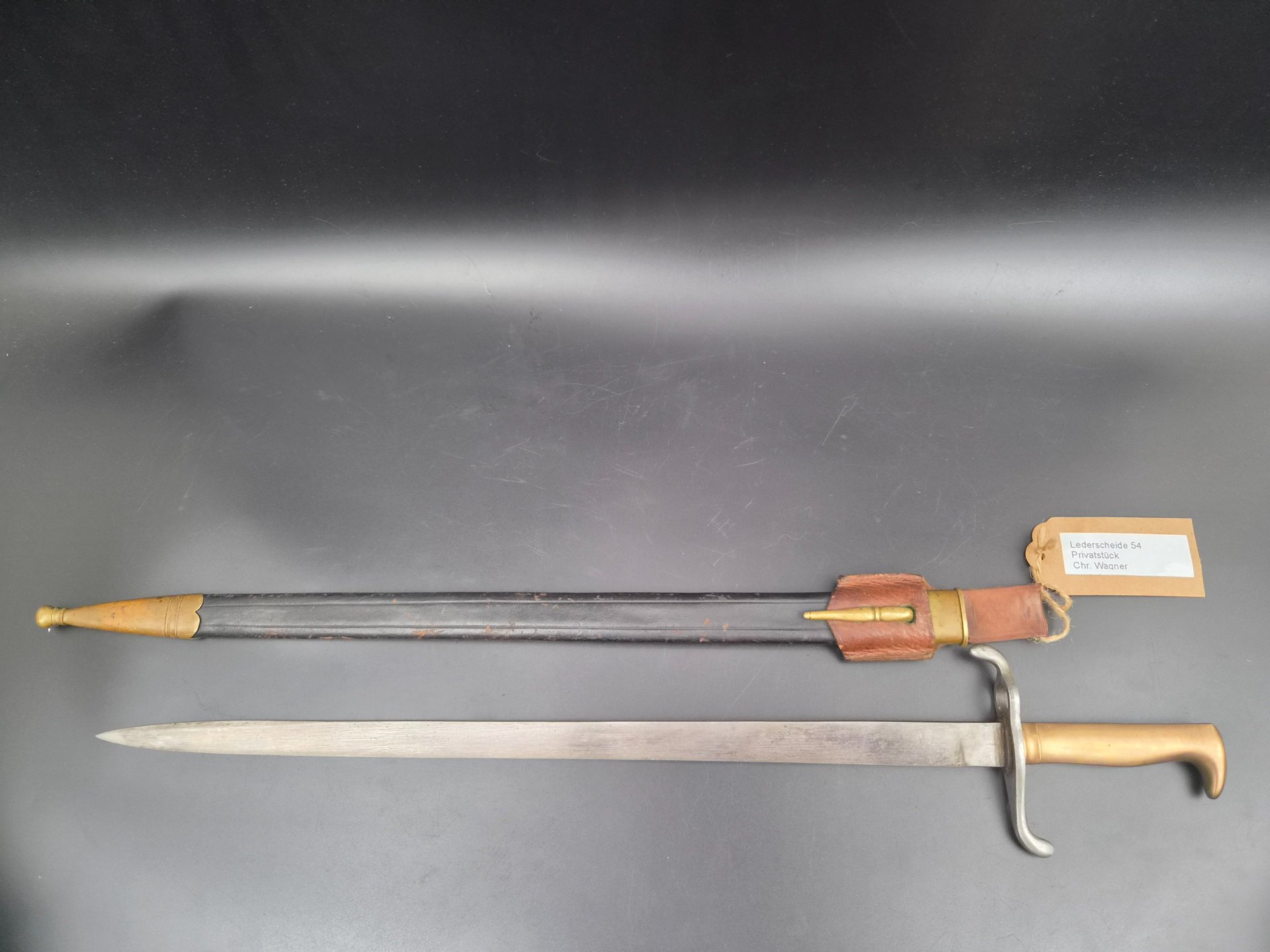 Preussen Bajonett M 1871 mit Scheide - Privat Stück – Bild 2