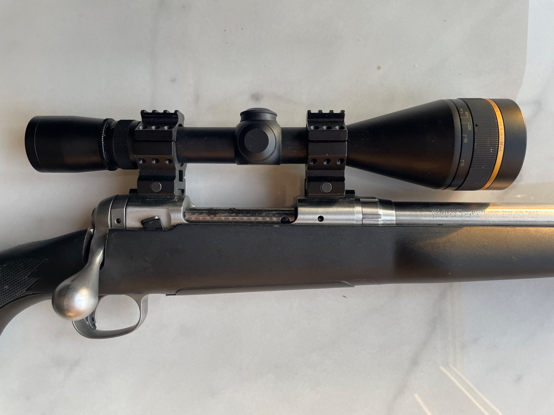 Savage Model 12 FVSS .308 Varmint + Leupold Vari-X III 4,5–14×50 AO Duplex – Bild 3