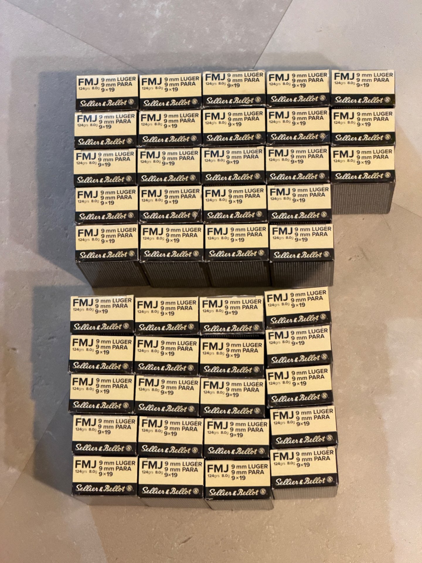 Verkaufe 3810 Schuss Luga 9 mm 124g – Bild 1
