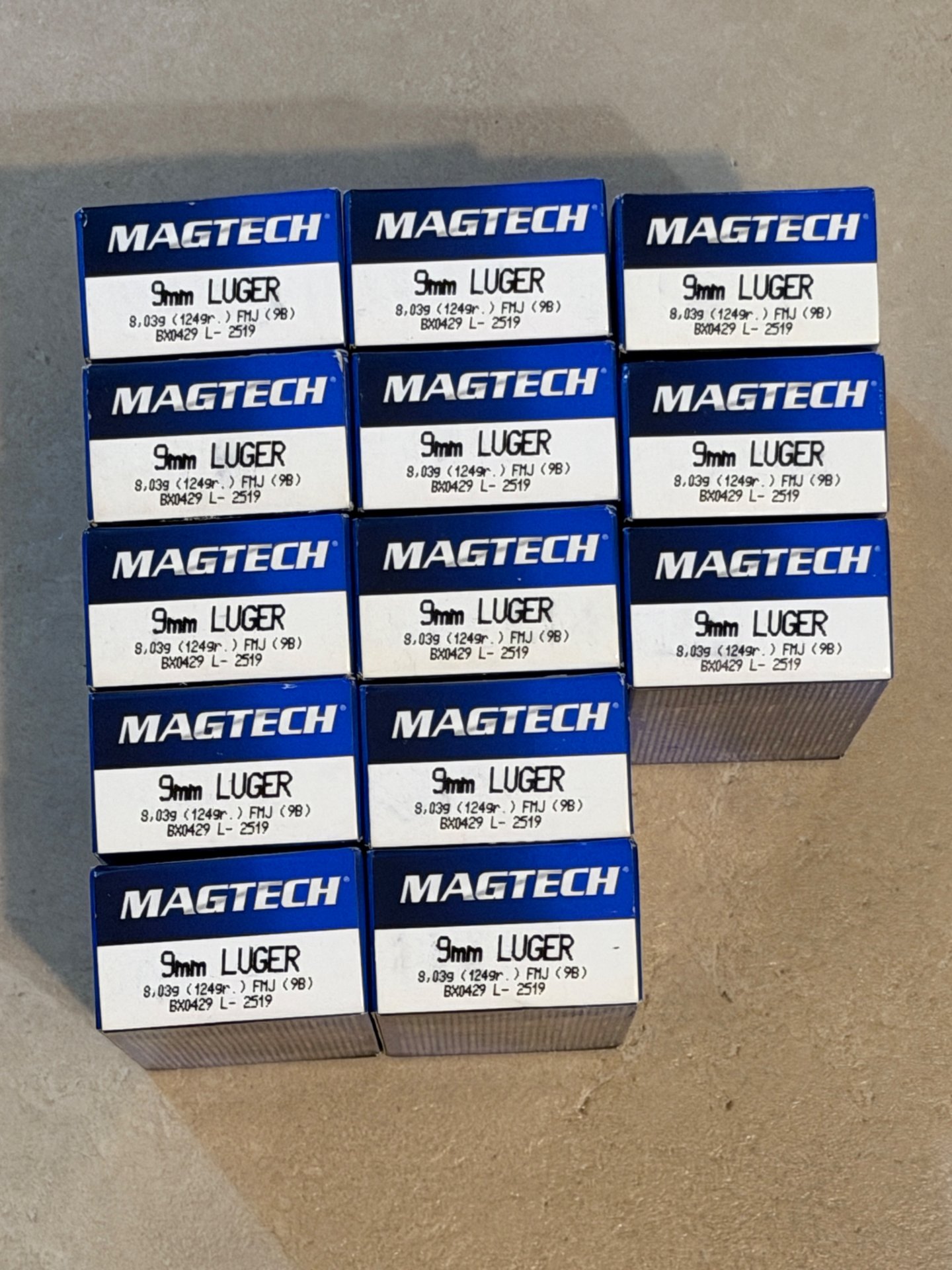 Verkaufe 3810 Schuss Luga 9 mm 124g – Bild 3