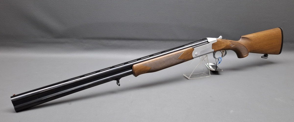 BDF Bockdoppelflinte Marocchi Finn 512S Stahlschrot Wechselchokes Einabzug Neuwaffe 12/76 – Bild 1