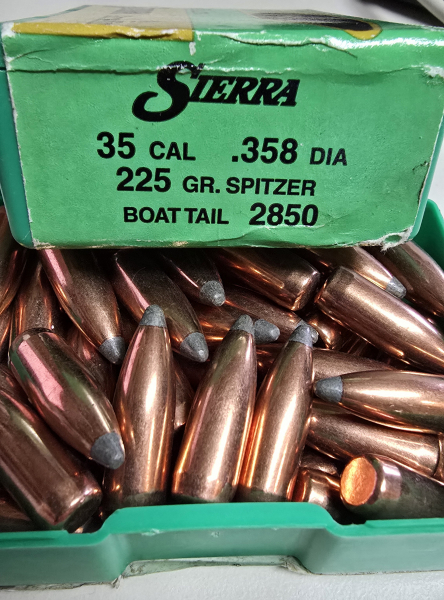 50 St. Sierra .358 - 225gr. Spitzer BT Geschosse – Bild 1