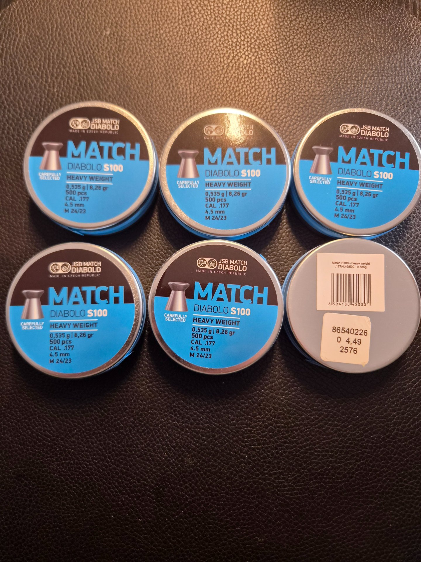 7.500 Match Diabolos JSB S100 / RWS R10 – 4,49 – OVP – Bild 3