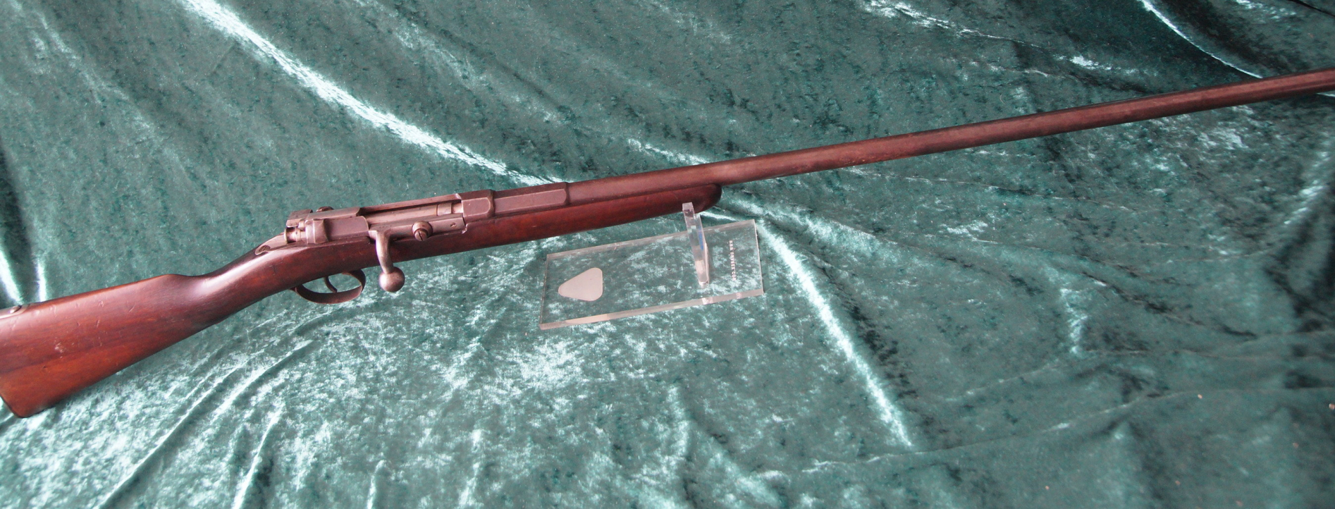 Gewehr 71 Flintenumbau 12/65 mit Originalteilen wie Schaftplatte Schlösschen usw. gültiger Beschuss – Bild 1