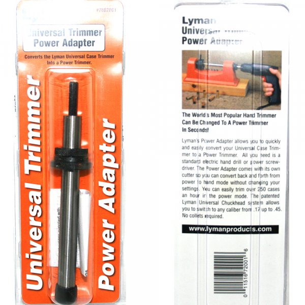 Lyman PowerAdapter #777862001 für Hülsentrimmer #7862000 - Universal Case Trimmer > Bohrmaschinenada – Bild 1