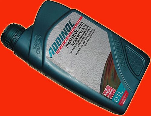 1 Liter Addinol WAFFENÖL W 18 Konservierungs- und Reinigungsflüssigkeit keine Geruchsbelästigung – Bild 1