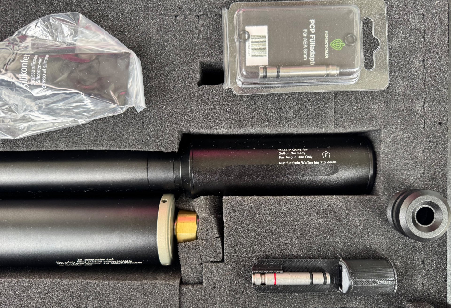 AEA HPmax MK2 mit Schalldämpfer und Zielfernrohr – Bild 3