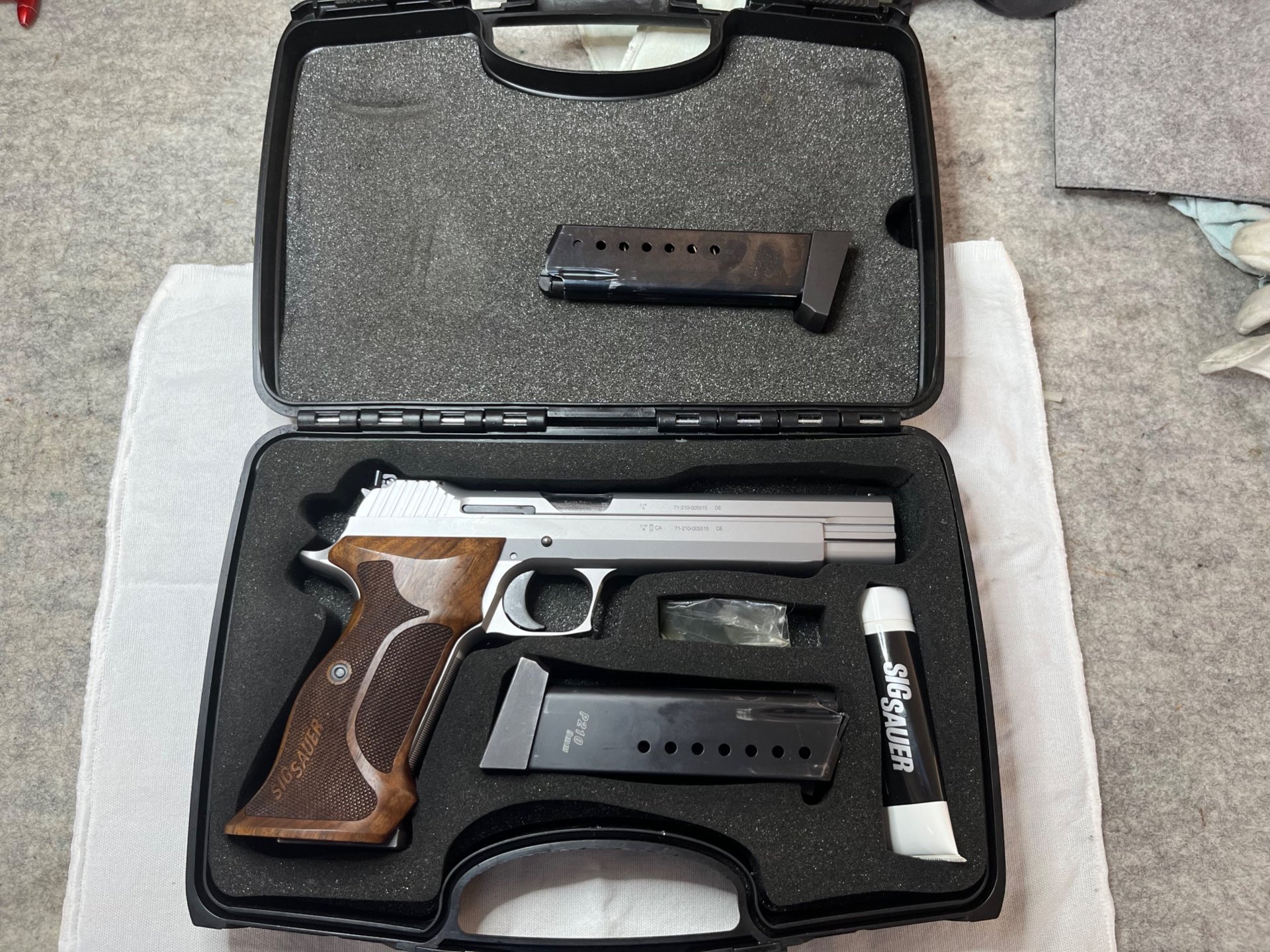 Rarität aus Eckernförde : Sig Sauer P210 Super Target 6“ Silber ( Mastershop) – Bild 2