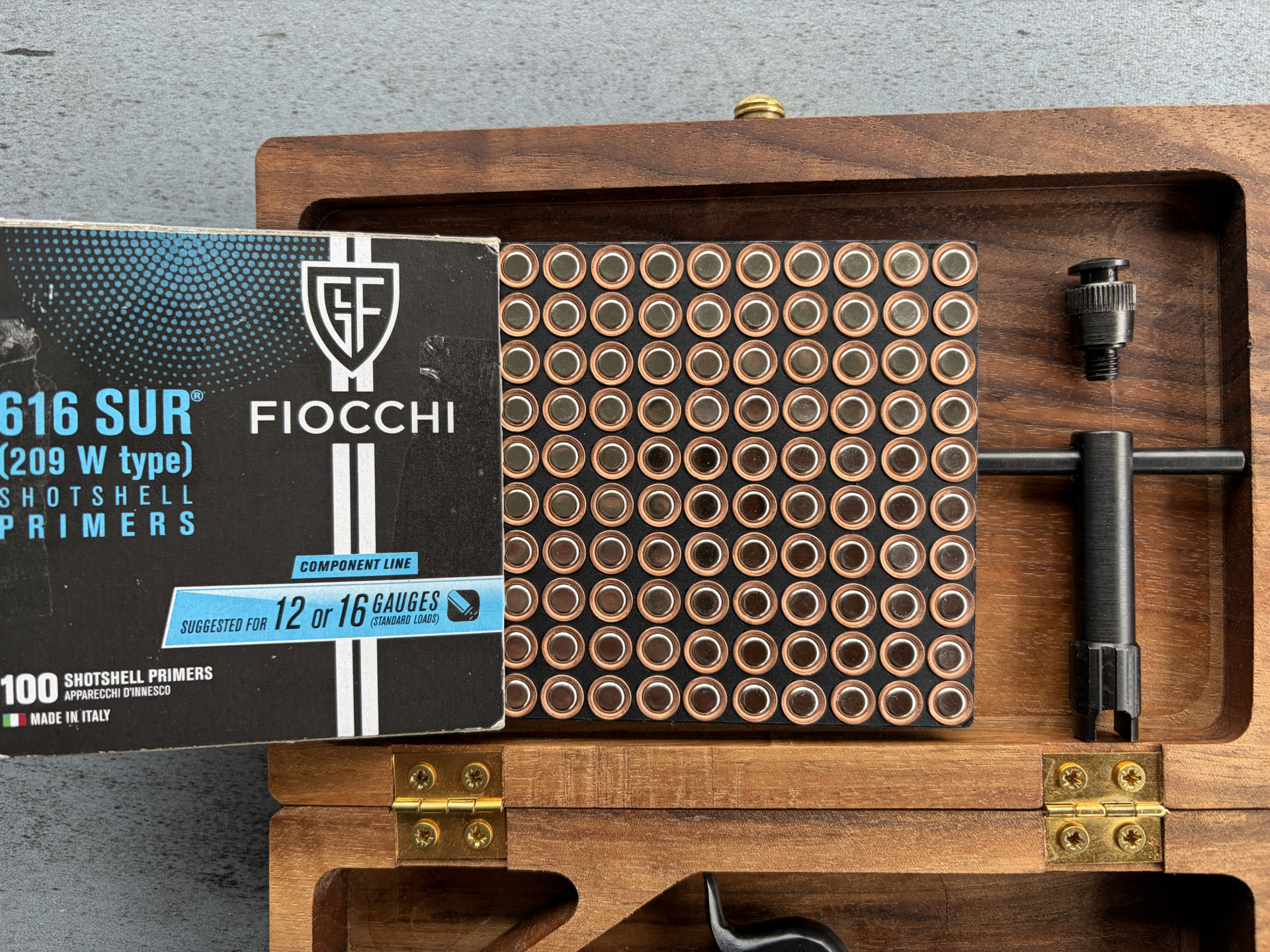 Vorderlader Liegi Derringer+Holzbox+Indoorpiston, – Bild 4