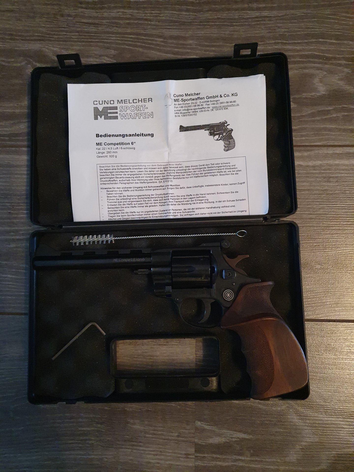 LEP Revolver ME Competition 6 Zoll, 4,5mm (177) – Bild 1