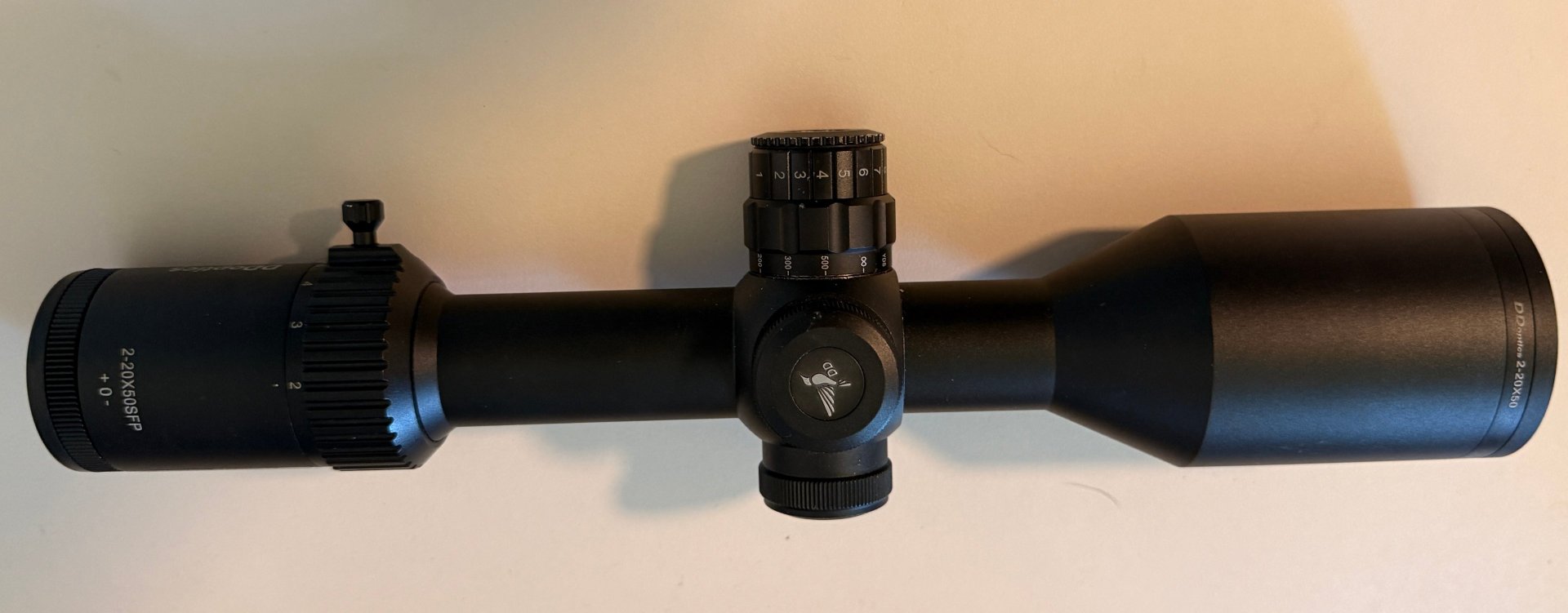 DDOptics V10 2-20x50 NXT MRAD | A4N | mit automatischem Fiber – Bild 1