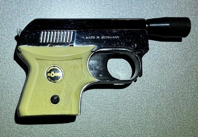 Röhm RG 3s verchromt, weiße Griffschalen PTB 32-69 – Bild 2