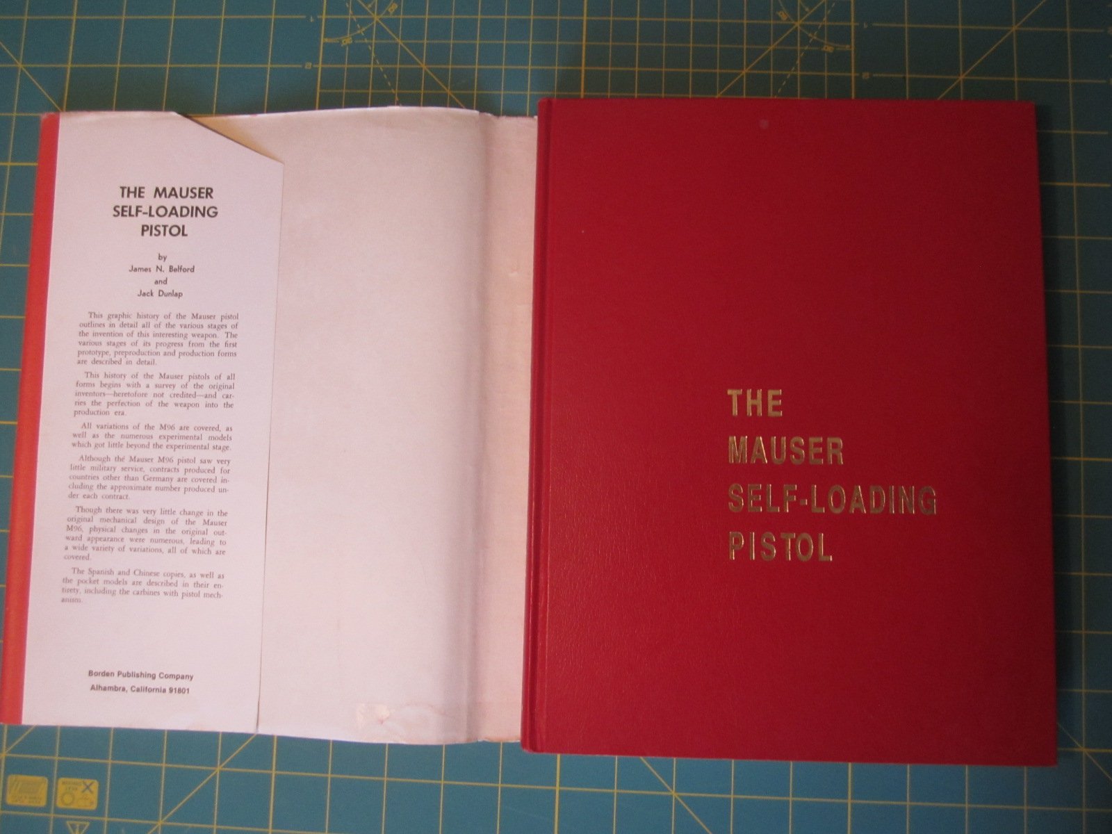 SELTEN: "The Mauser Self-Loading Pistol" von Belford / Dunlap von 1969 in gutem Zustand – Bild 2