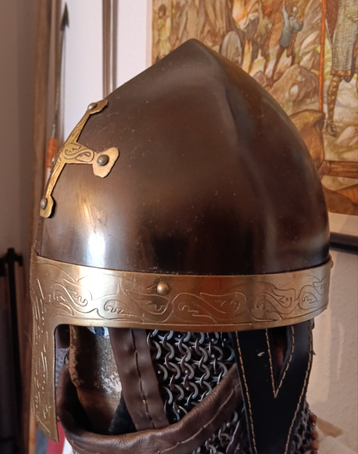 Normannenhelm - Kreuzzüge - Mittelalter - Nasalhelm – Bild 2