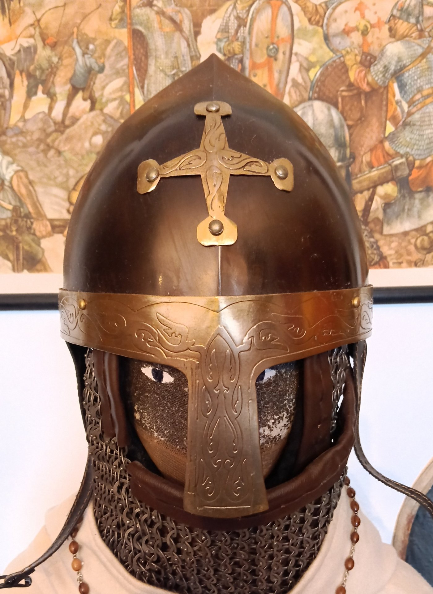 Normannenhelm - Kreuzzüge - Mittelalter - Nasalhelm – Bild 1