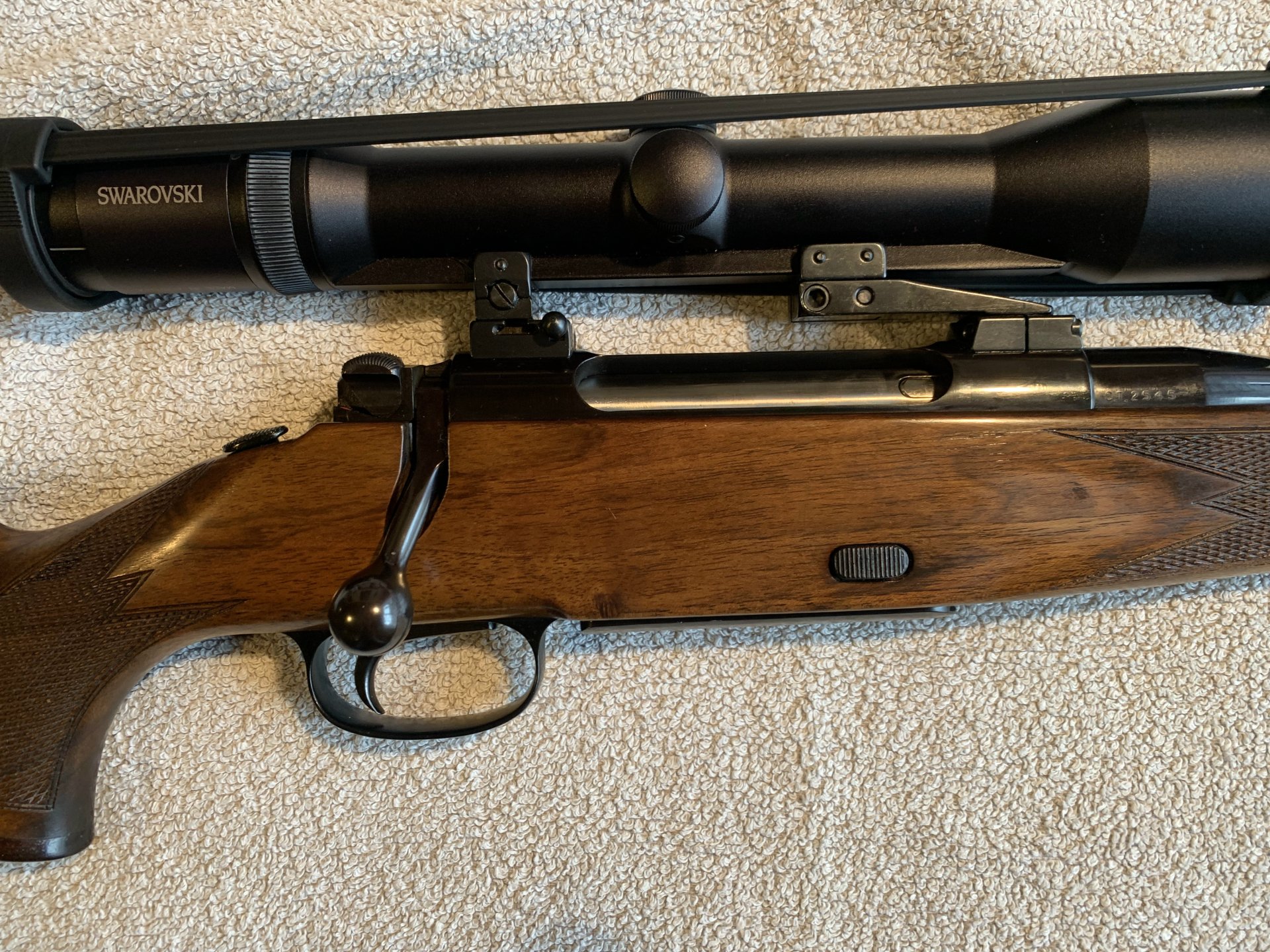 Mauser 77 Kal. 6,5 x 57; mit ZF Swarovski – Bild 2