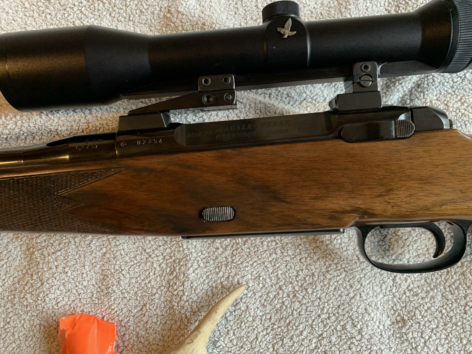 Mauser 77 Kal. 6,5 x 57; mit ZF Swarovski – Bild 6