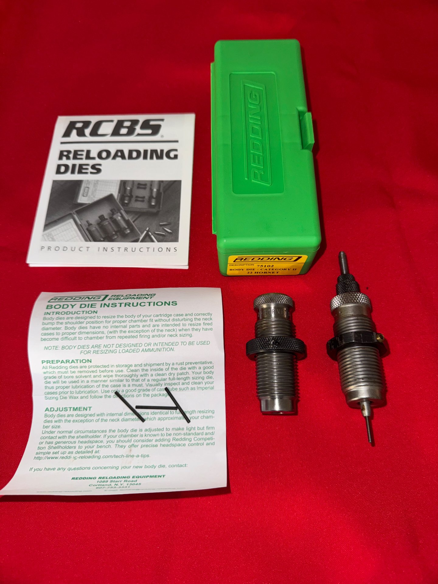 Matritzen 22 Hornet RCBS und Redding – Bild 1