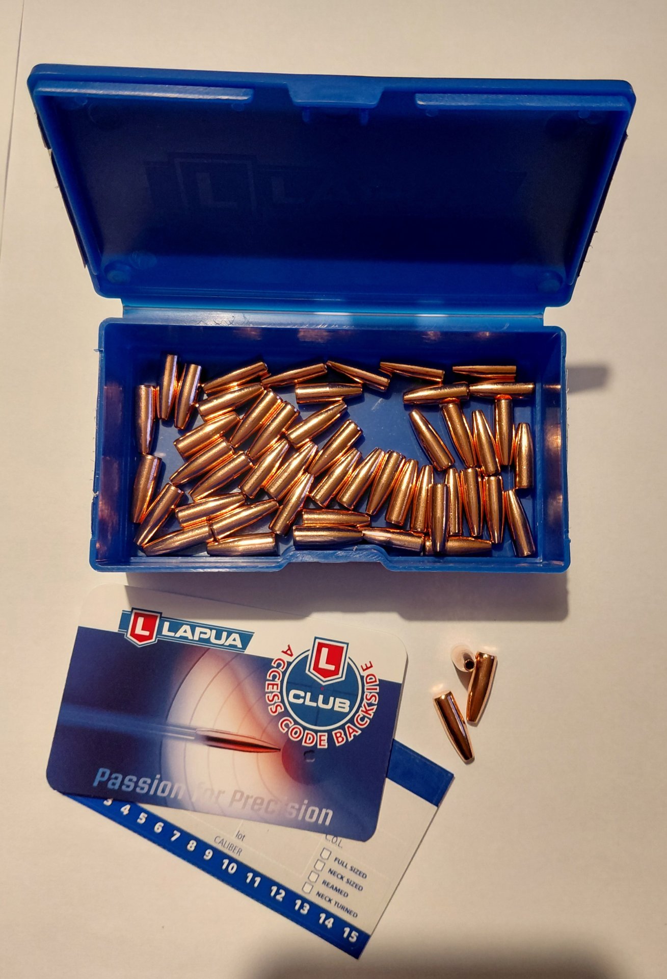 Lapua Geschosse Naturalis N 566 CEX .224/5,69 mm 3,2g/50 gr. Bleifrei – Bild 2