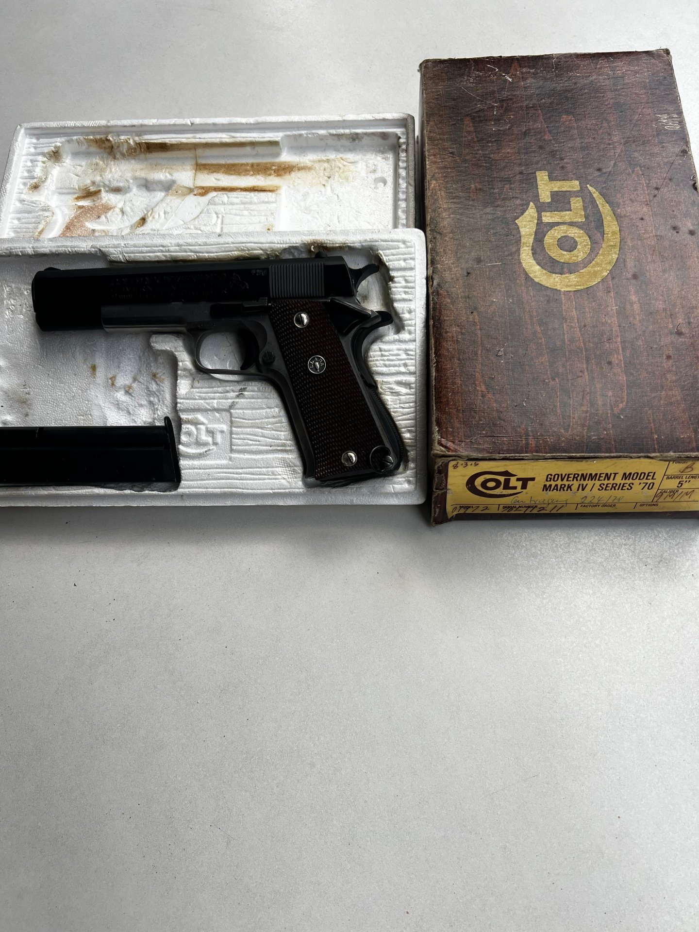 LLAMA CAL.45 mit Wechsellauf Colt 9mm – Bild 6