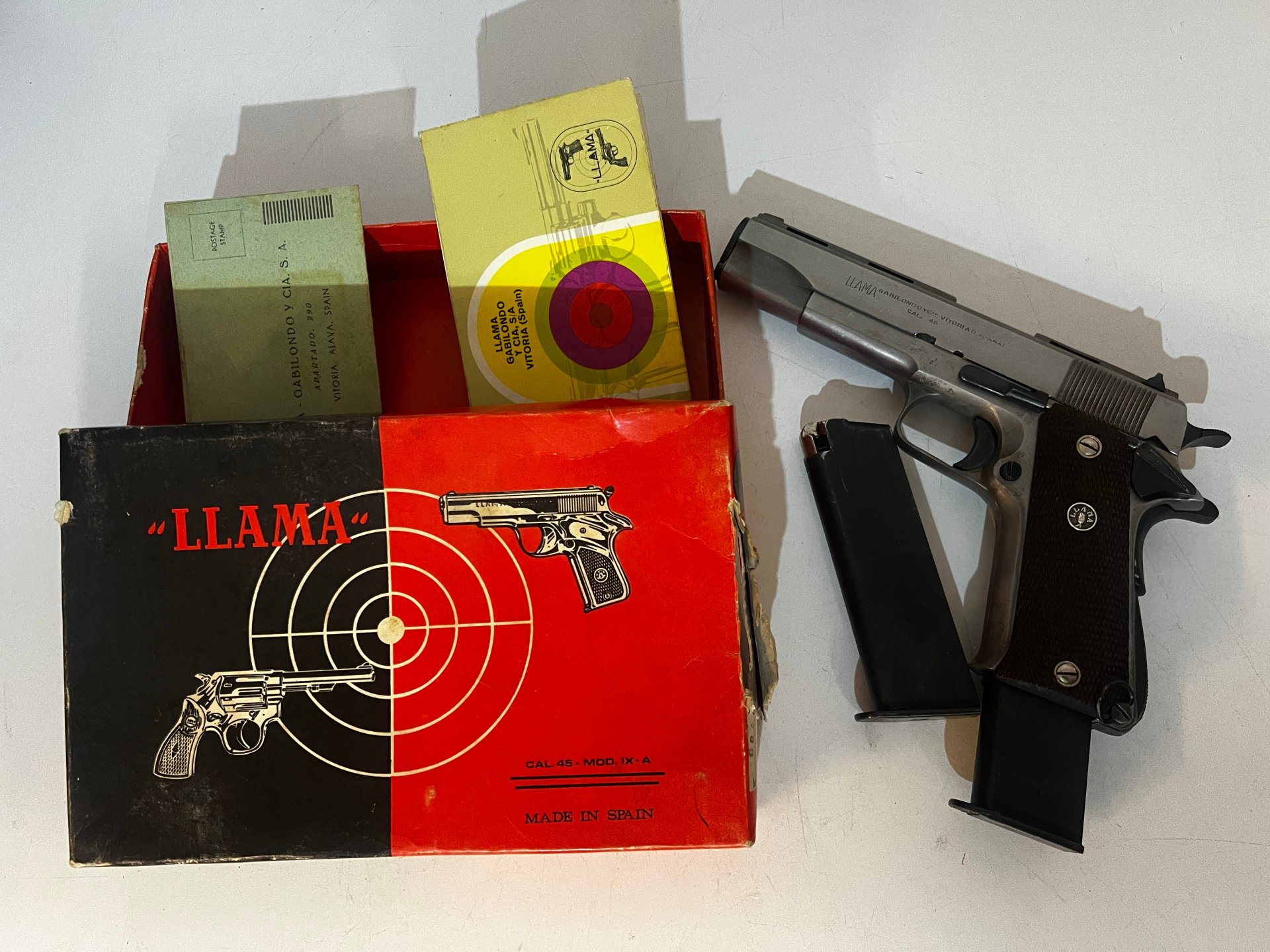 LLAMA CAL.45 mit Wechsellauf Colt 9mm – Bild 3