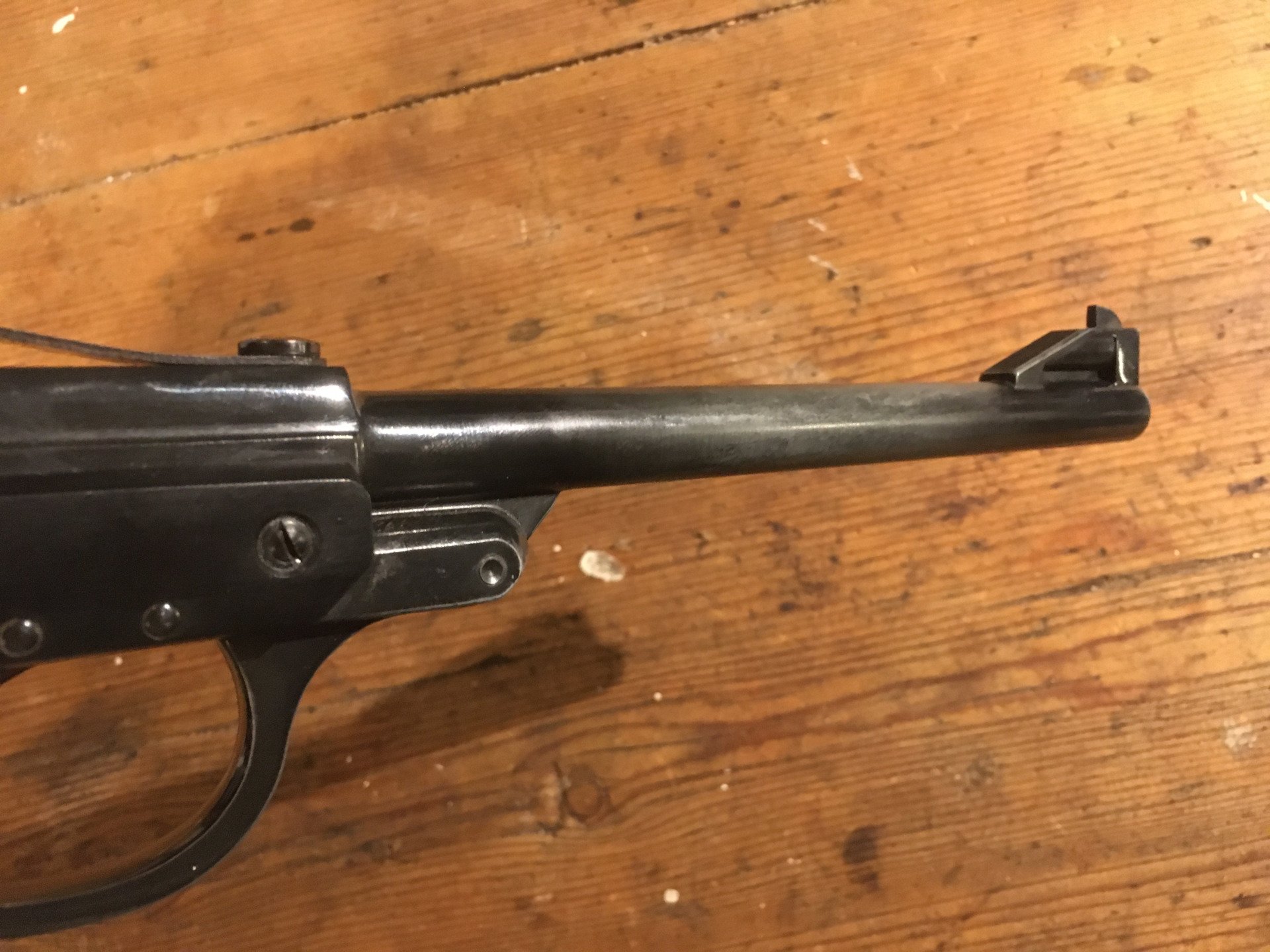 Walther LP53 frühe Fertigung, Entenbürzel, ohne F-Zeichen, Cal. 4,5 mm – Bild 6