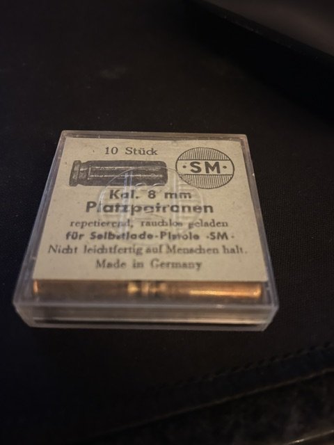SM - Platzpatronen 8mm aus den 80er Jahren aus einer Sammlung – Bild 1