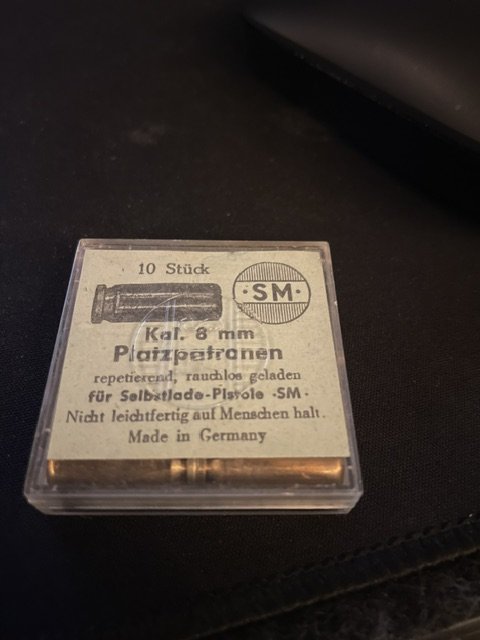 SM - Platzpatronen 8mm aus den 80er Jahren aus einer Sammlung – Bild 4
