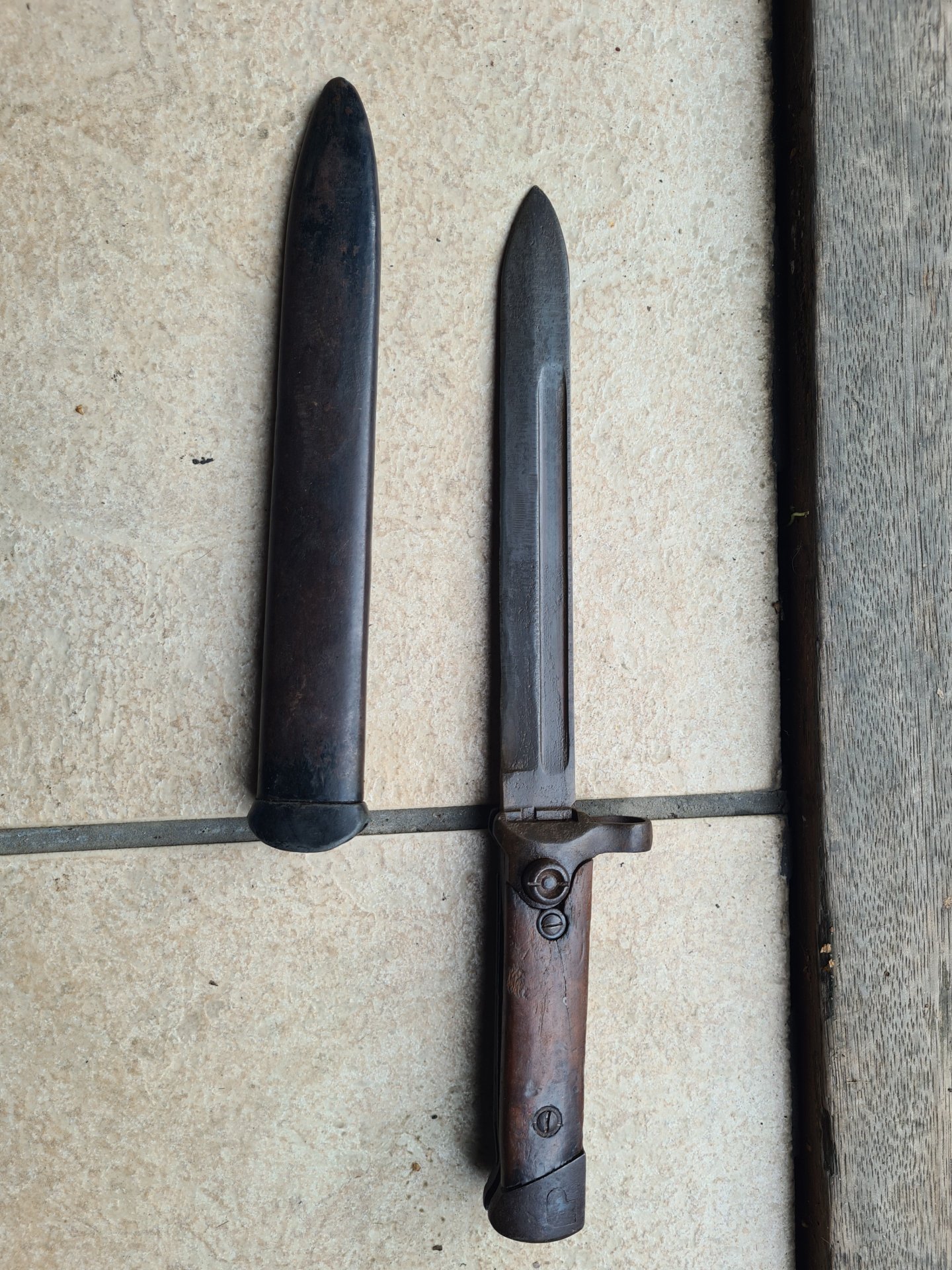 Italienisches Klappbajonet Carcano 91/38 wk2 – Bild 2