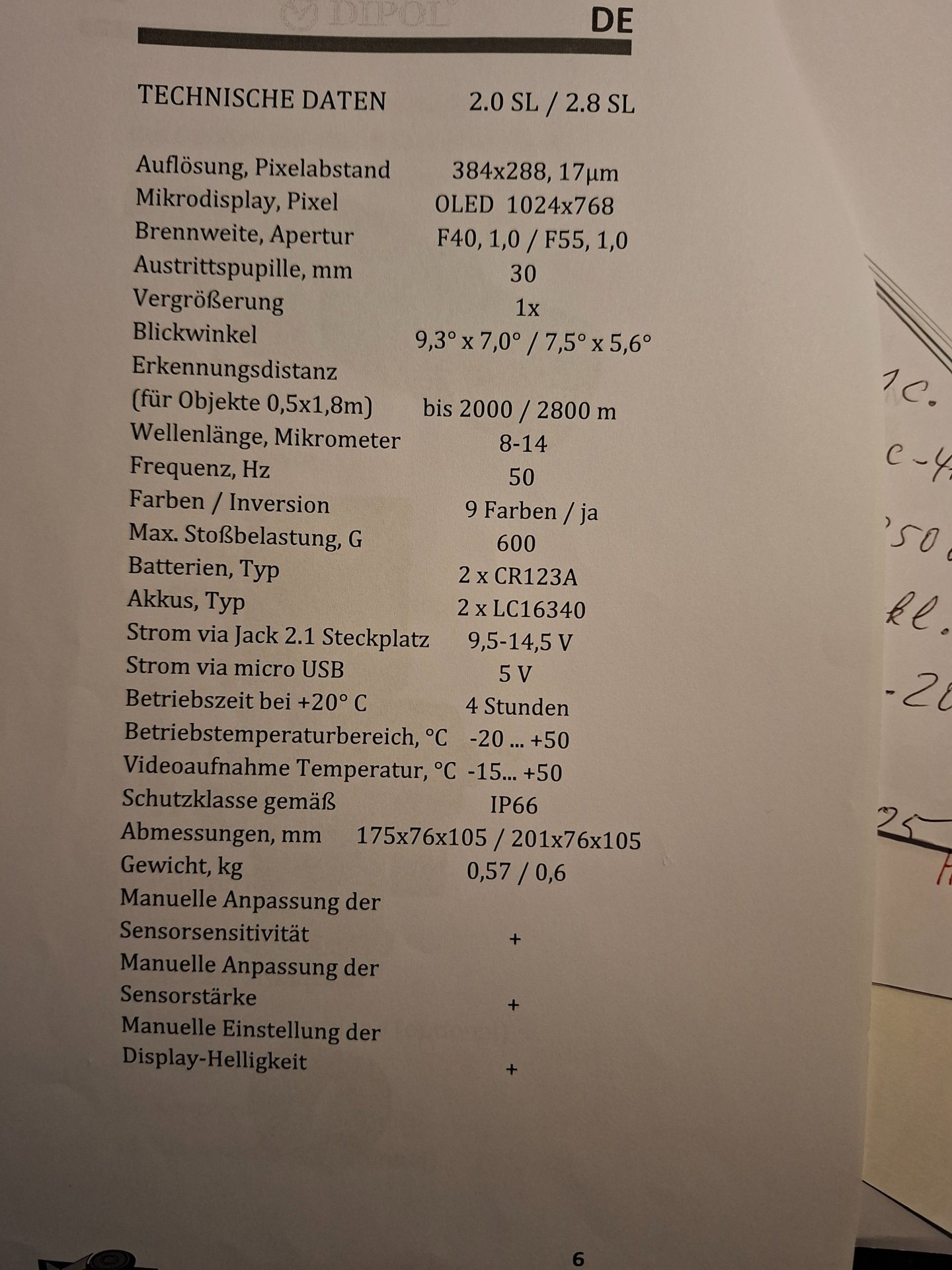Dipol TFA2.0 SL Wärmebildvorsatzgerät – Bild 2