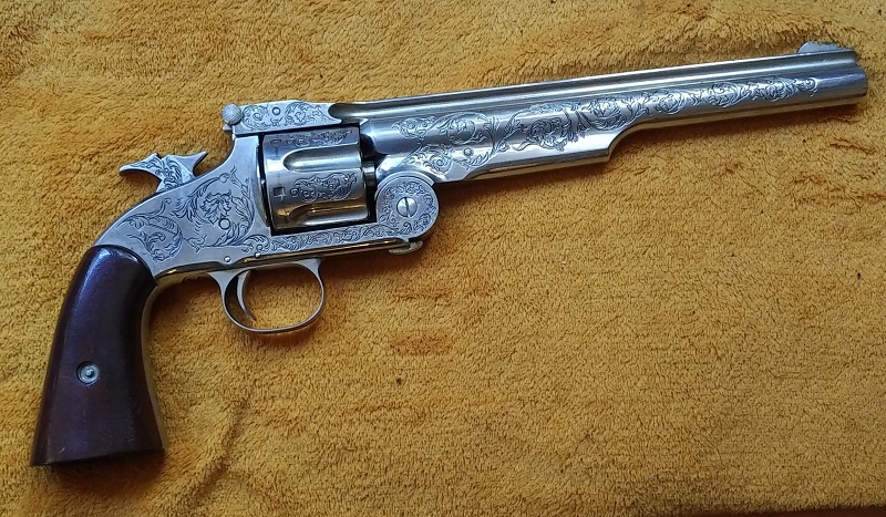 der Wyatt Earp Revolver! Smith&Wesson .44 Caliber American Model Breaking Top Western Franklin Mint – Bild 1