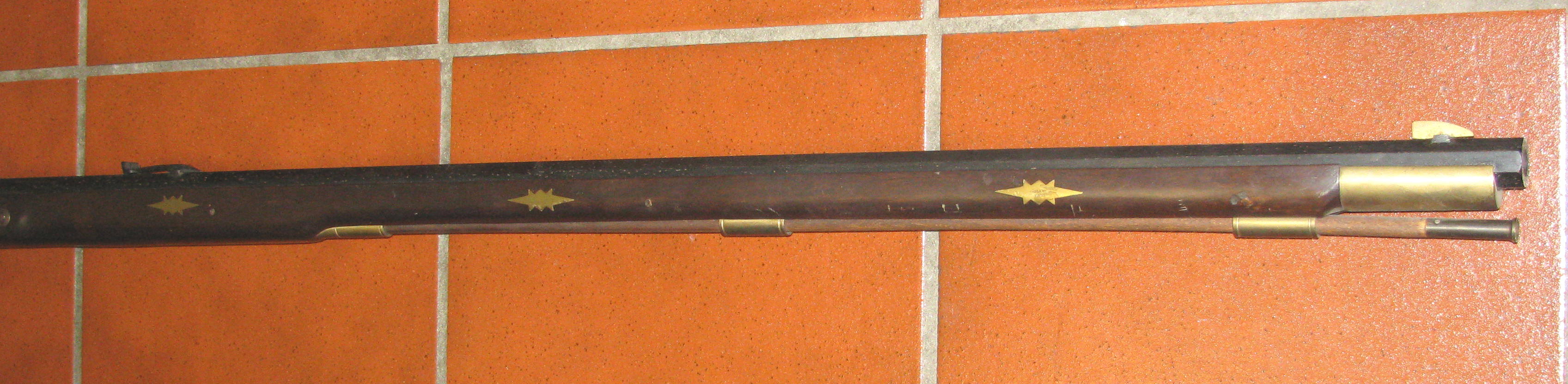 Langes Ardesa Pekussion Vorderlader Gewehr mit Stecher in Cal. 45 – Bild 5