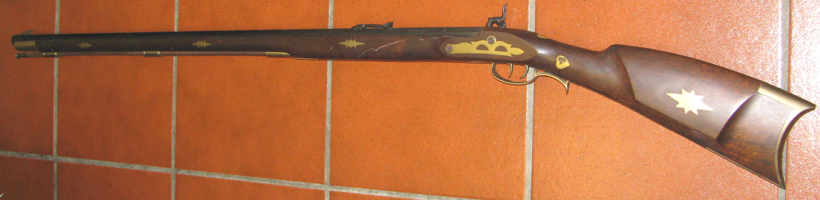 Langes Ardesa Pekussion Vorderlader Gewehr mit Stecher in Cal. 45 – Bild 1