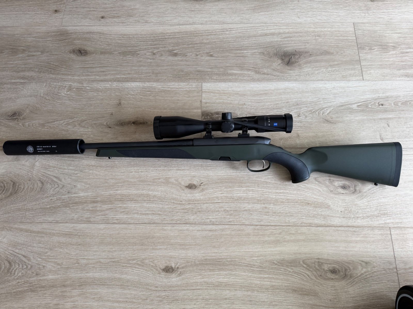 Steyr Mannlicher CL 2 SX Ultra Kurz mit Schalldämpfer, neuwertig – Bild 5